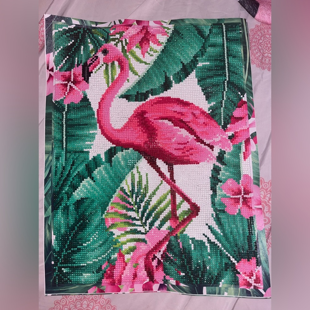 💎Pink Flamingo Diamond Artwork